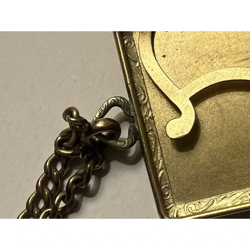 Antique Jr‎ Order United American Mechanics 10k Gold Filled Member Card Locket